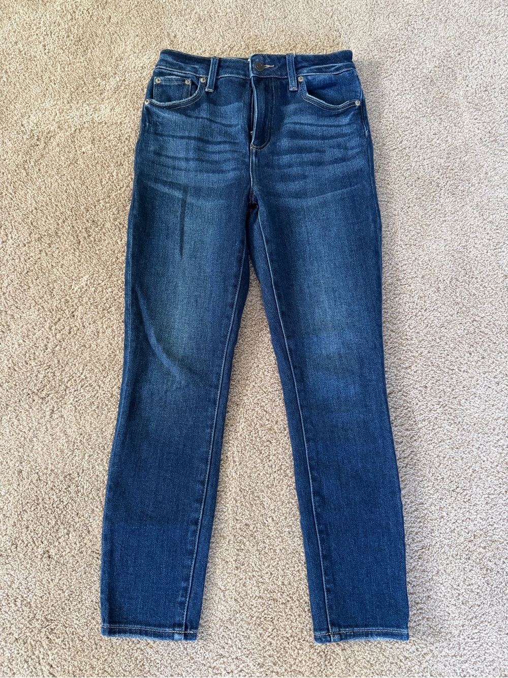 Pistols Women’s Dark Blue High-Rise Skinny Jeans